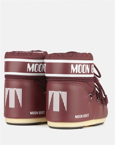 Moon Boot - Icon Low Nylon Støvle - Burdundy